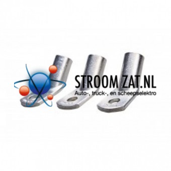 Kabelschoen 45 graden  voor 25mm²  voor 6 , 8, 10mm oog